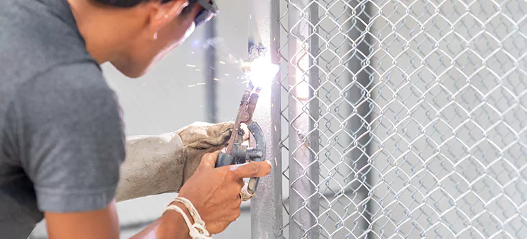 Commercial Mesh Door Repair in Lake Worth, FL