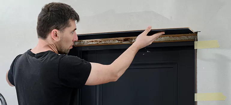 Wood Door Hole Repair in Lake Worth, FL