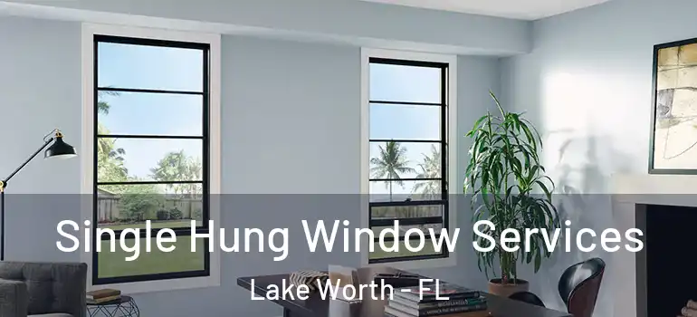  Single Hung Window Services Lake Worth - FL